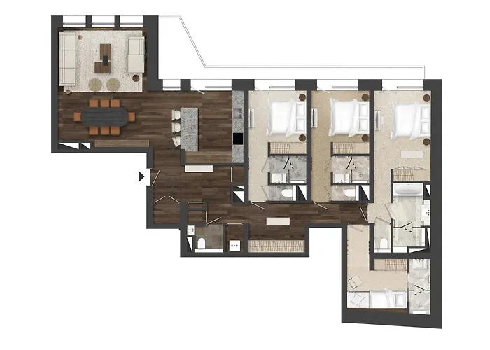 Lägenhet De Gamme Avec Acces A L'espace Bien-etre A 1850 - Fr-1-830-2